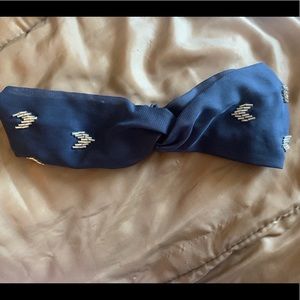 Navy twisted headband
